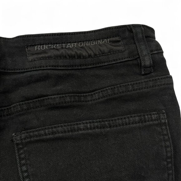 Rockstar Original Jeans Mens 32 RSM‎ 12422 Serrano Black Super Stacked Black - Picture 10 of 11